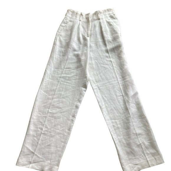 Excursion High Rise Linen Size 2 White Pants - Picture 4 of 10